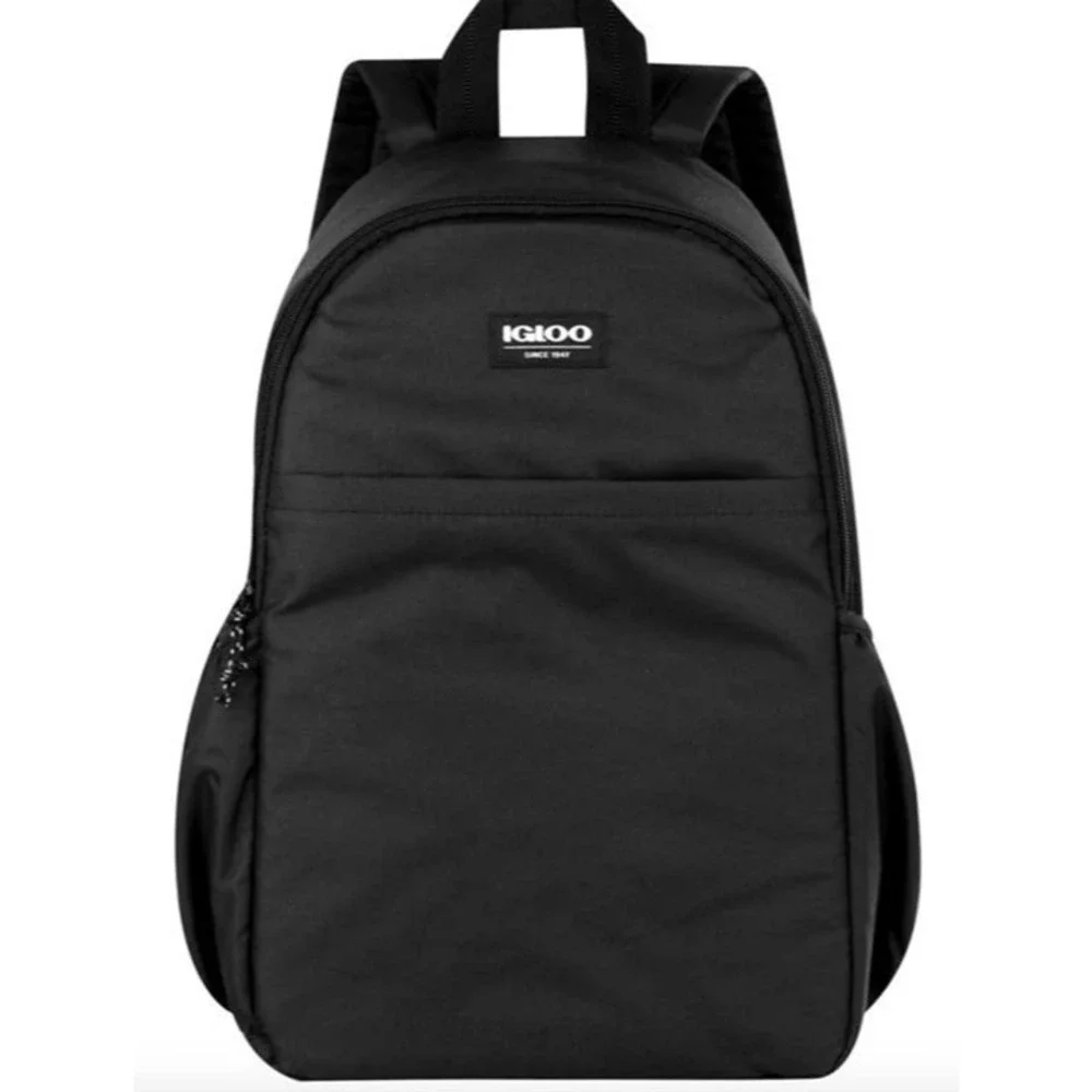 Igloo Repreve 24-Can Cooler Backpack Black‎ Recycled Polyester 4902105